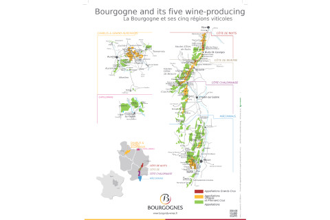 Le zone della Borgogna